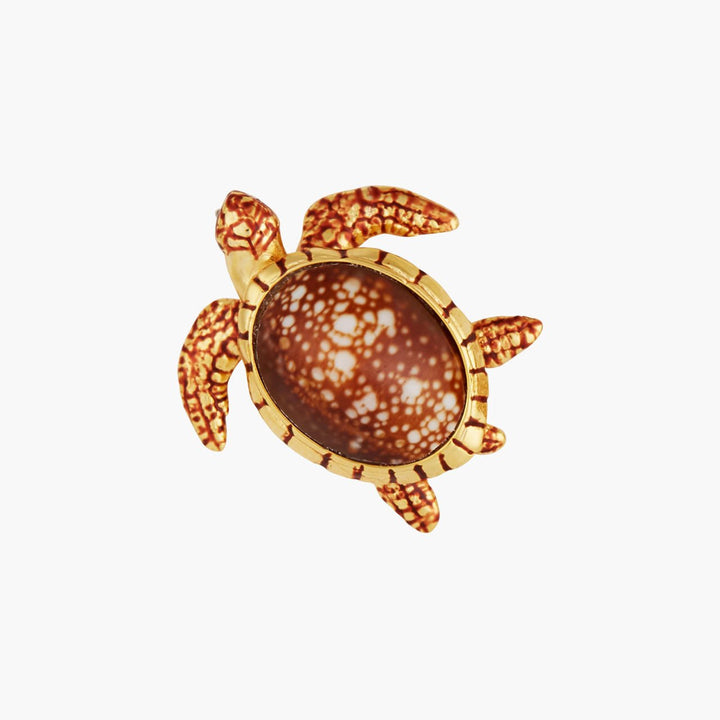 Turtles And Speckled Shells Earrings | AOGL1081 - Les Nereides