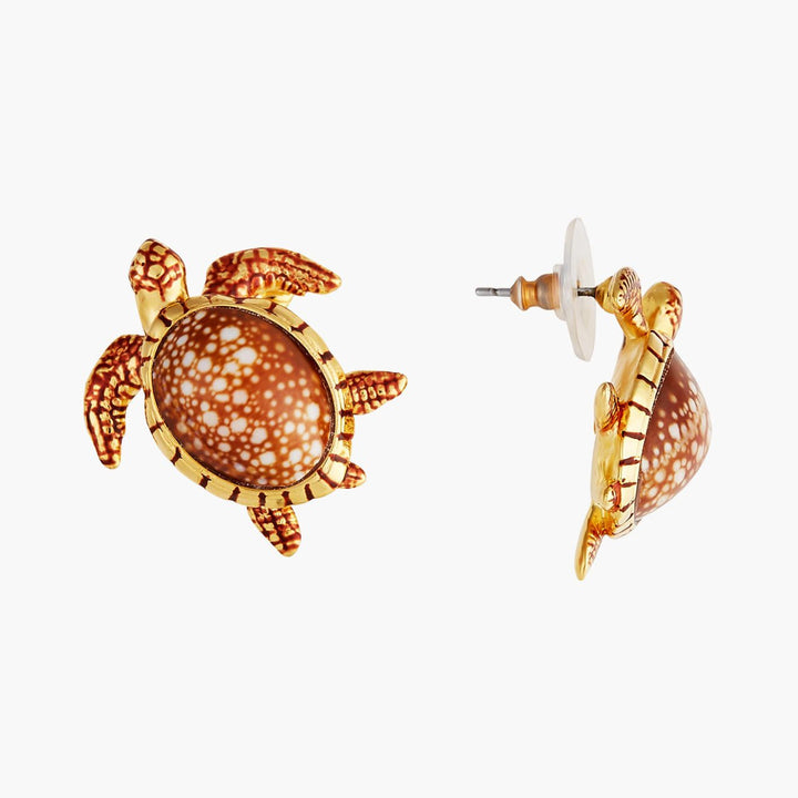 Turtles And Speckled Shells Earrings | AOGL1081 - Les Nereides