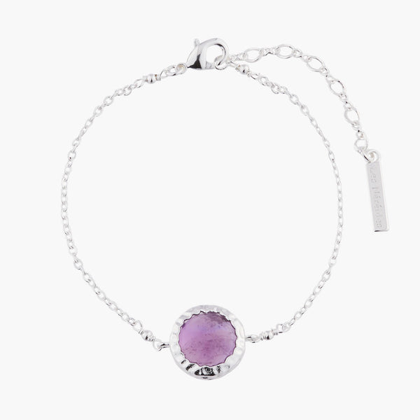 Violet Amethyst Chain Bracelet | AKBC214 - Les Nereides
