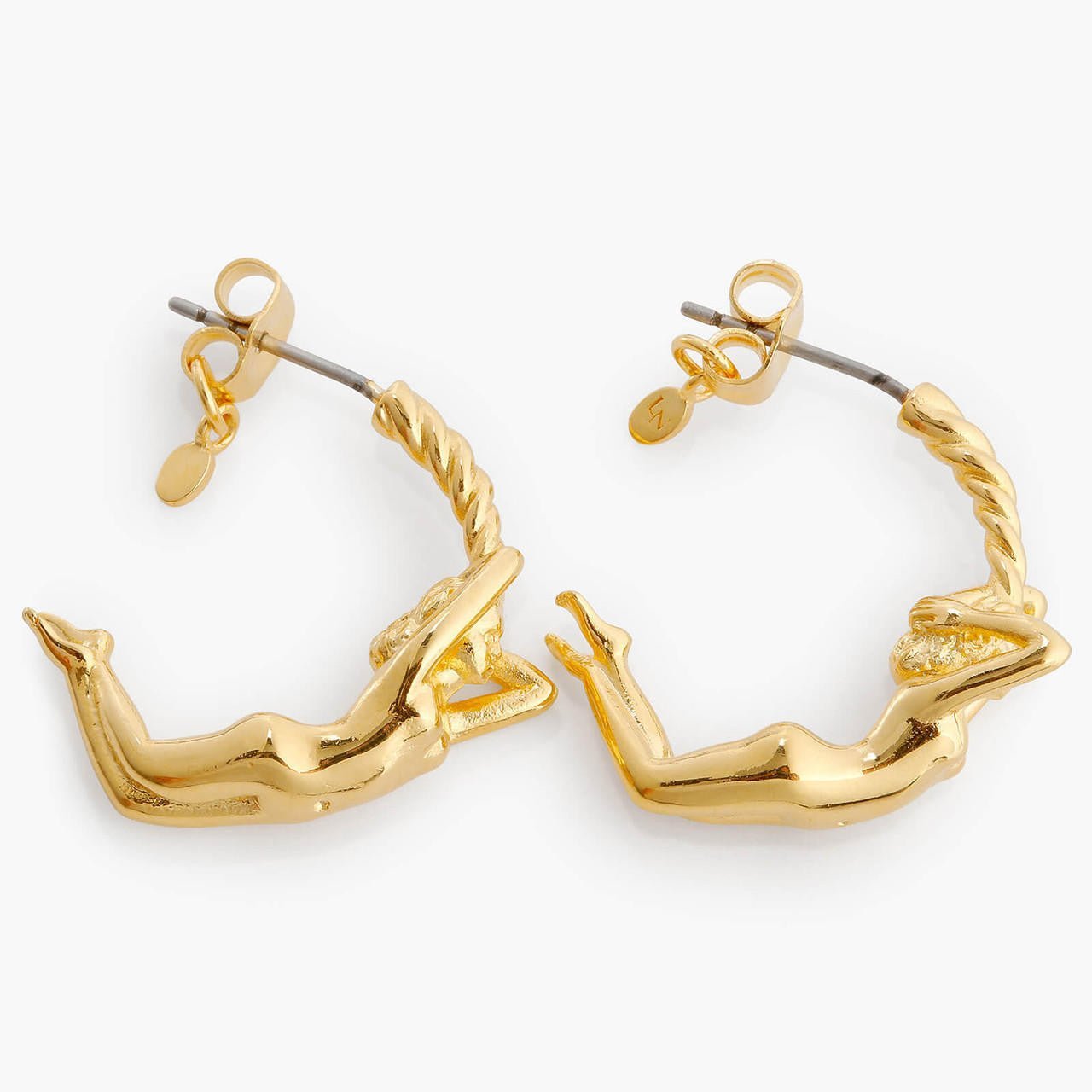 Virgo Astrological Sign Hoop Earrings | APPV1061 - Les Nereides