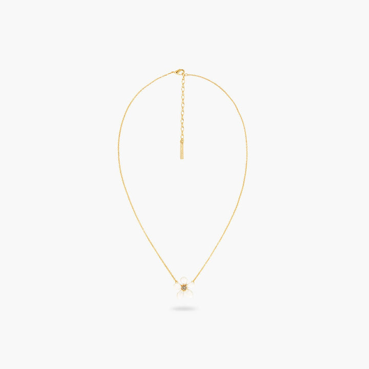 White ranunculus fine necklace | AQFN3031 - Les Nereides