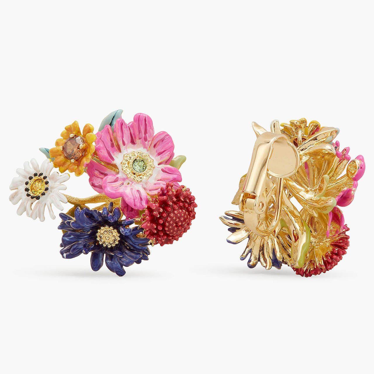 Wild Flower Bouquet Earrings | APPO1021 - Les Nereides