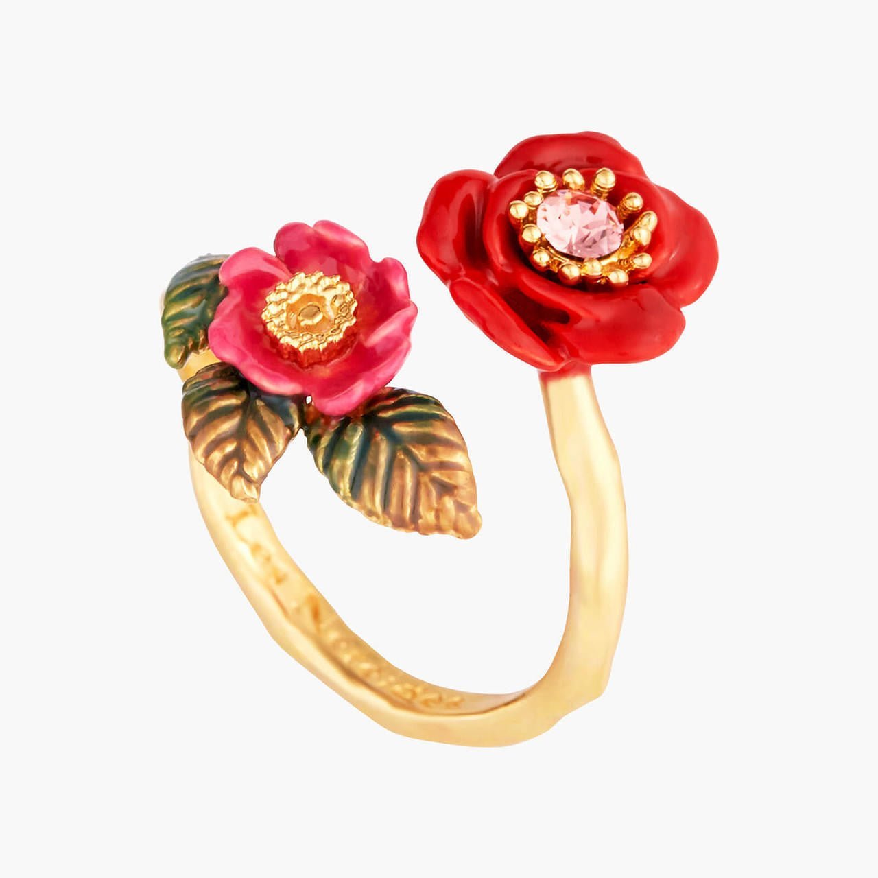 Wild Roses Adjustable Rings | AMAR6021 - Les Nereides
