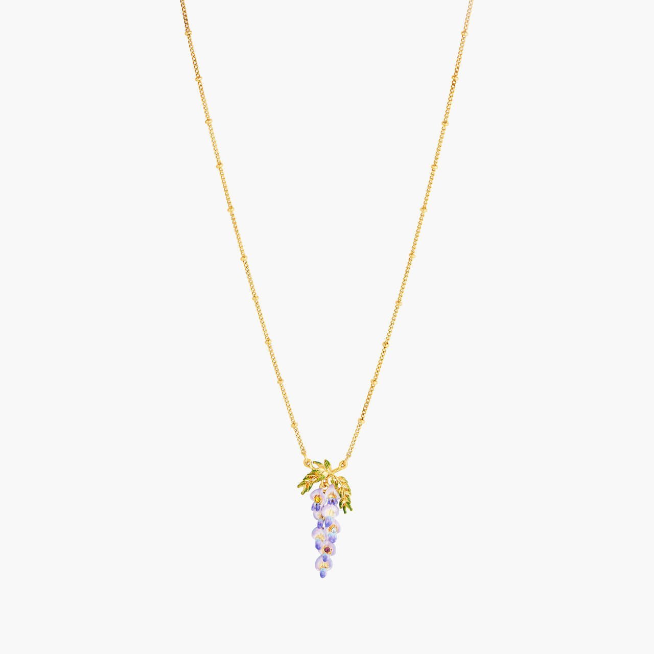 Wisteria And Foliage Necklace | ANOF3031 - Les Nereides