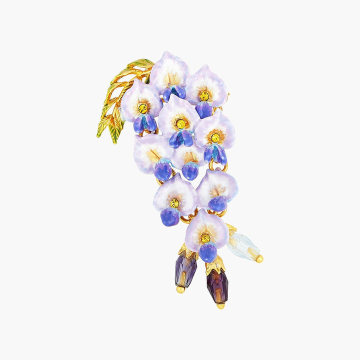 Wisteria Flowers Brooch Accessories | ANOF5011 - Les Nereides