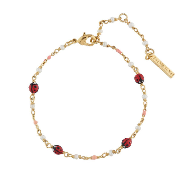 With Ladybugs And Pearls Bracelet | AIPR2011 - Les Nereides