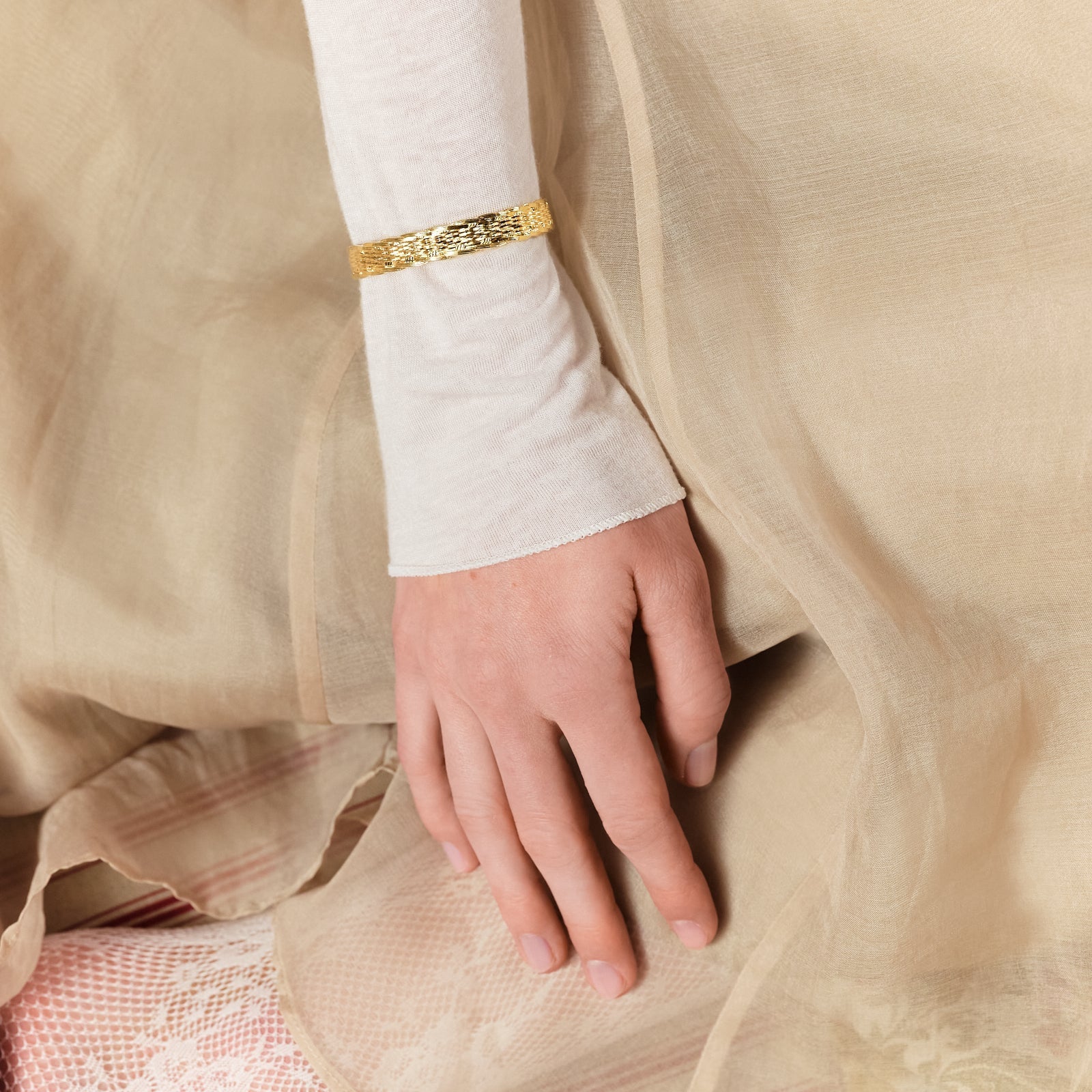 Woven wicker bangle bracelet | ASVA2011 - Les Nereides